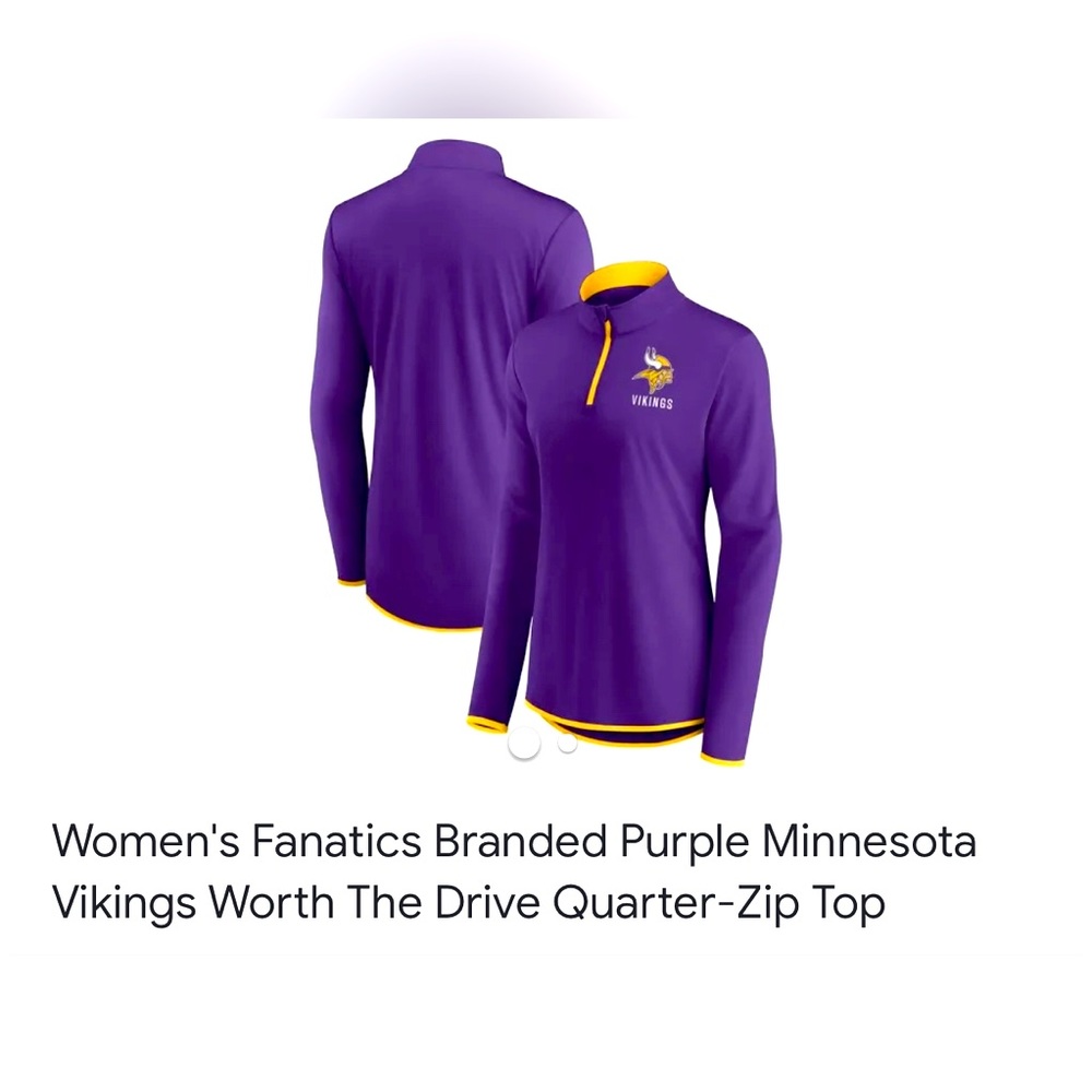 MN Vikings Women’s 1/4 Zip